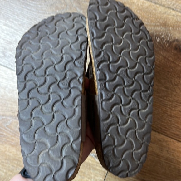 Birkenstock Gizeh Snadals in Mocha Brown Size 36/5-5.5 - Picture 7 of 9